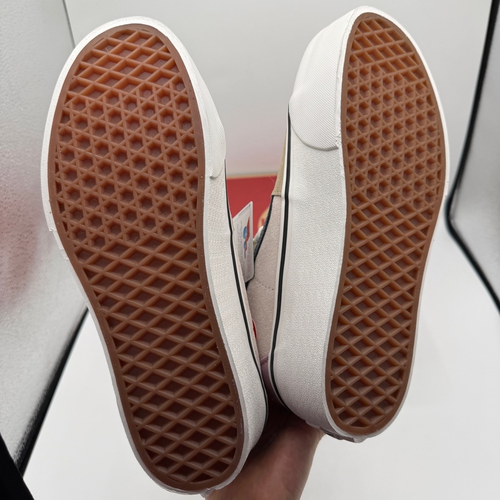 NWT Vans Sk8 Hi Pig Suede Multi Sherpa platform sneakers pink blue tan unisex - Picture 13 of 15